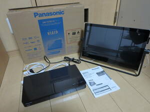 Panasonic☆プライベートビエラ☆UN-15TD7-K☆ブルーレイディスクプレーヤー／HDDレコーダー／地上/BS/CS/おまけ付☆送料無料です。