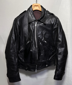 40s 50s SPORT TOGS Leather Jacket V talon ポニー ホースハイド レザージャケット CHP スポーツジャケット ヴィンテージ 