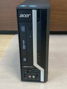 ☆DD037 現状品 デスクトップ パソコン 本体のみ　acer X4620G (Core i3-3240 3.4GHz/4GB/500GB/DVDスーパーマルチ/Win10) 中古品