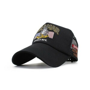 アヴィレックス AVIREX SUKA JACKET MIRAMAR メッシュキャップ ブラック 帽子　野球帽 ミリタリー キャップ 新作 メンズ　