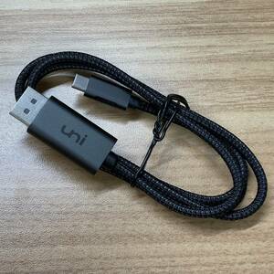 uni USB-C - Displayport 変換ケーブル 1m [4K 60Hz Thunderbolt 3]