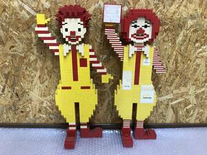 ☆非売品☆ McDonalds マクドナルド 店頭ディスプレイ ロナルドマクドナルド ドナルド レゴ LEGO Ronald McDonald ディスプレイ ブロック