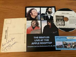 輸入盤最新作　最高音質　THE BEATLES LIVE AT THE APPLE ROOFTOP 1969 ビートルズ　 (プレス盤１CD)