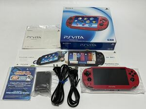 PlayStation Vita 本体 PCH-1000 レッド 美品 psvita