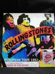 送料無料 ローリングストーンズ コレクターズCD ROLLING STONES/EUROPEAN TOUR 1982+THE COMPLETE FOXES IN THE BOXES 18CD DELUXE EDITION