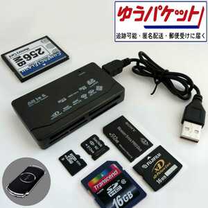 USB2.0 マルチ メモリーカードリーダー ライター │ PSP プレイステーションポータブル PlayStation 携帯型ゲーム機 メモリースティック 01