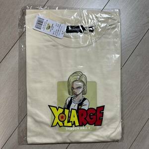 送料無料 ベージュ XL XLARGE DRAGON BALL Tee Tシャツ ドラゴンボール 18号