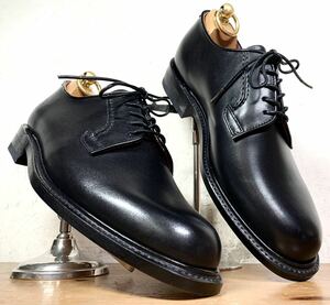 【試し履きのみ/送料無料】日本製 REGAL Shoe&Co/リーガル ポストマン プレーントゥ Lasy’s 241/2EE ブラック/scotchgrain