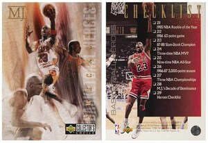 即決! 1994 U/D C/C Michael Jordan 日本語版 9枚カード サブセット　