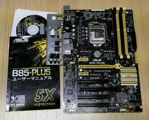 ■ASUS B85-PLUS ASUSTeK Intel B85チップセット搭載マザーボード ATX LGA1150