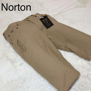 未使用品　Norton ノートン　刺デザイン入り　ハーフパンツ　ショートパンツ Mサイズ