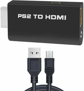PS2専用HDMI接続コネクター PS2 toHDMI 変換アダプターHDMI出力 携帯便利 PS2 TO HDMI CONNEC