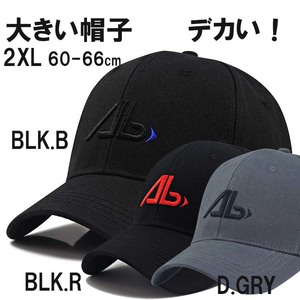 新品 超大きい ABロゴキャップ XXL 2XL 特大帽子