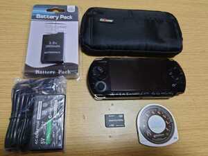 PSP 3000 グランツーリスモ モデル エディション　本体 バッテリー 充電器 メモリースティック 専用ポーチ