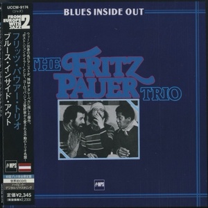 CD JAZZ / THE FRITZ PAUER TRIO / BLUES INSIDE OUT / ピアノトリオ/UNVERSAL/紙ジャケ/帯付き/国内盤/UCCM-9174