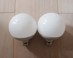 アイリスオーヤマ LEDボール球 2個セット（箱なし） 口金26 100W形 電球色