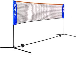 Rxakudedo バドミントン用ネット テニスネット 軽量テニス練習用ポータブルネット 折り畳み 簡単組み立て 幅310cm 高
