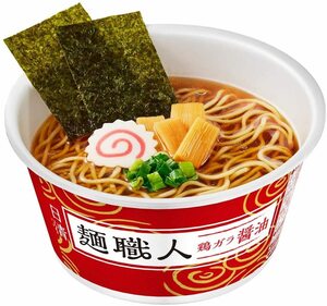 日清麺職人 醤油 88g×12個 ノンフライ麺■日清食品 カップラーメン一箱