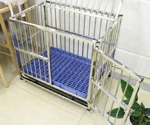 ステンレス製　ドッグゲージ　（幅780ｘ奥行 520ｘ高さ72 cm）小型～中型犬用