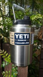 ●未使用品●　YETI　1 GALLON JUG　Rambler　Bottle　　：　アウトドア　水筒　ステンレス