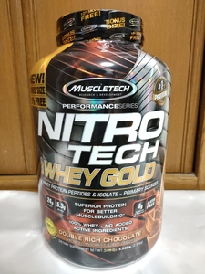 【送料無料 新品未開封】Muscletech Nitro tech プロテイン 2.51kg ダブルリッチチョコレート味【マッスルテック ナイトロ ニトロ テック】
