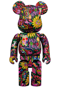 = BE@RBRICK Psychedelic Paisley 1000％% ベアブリック hide with Spread Beaver / zilch X JAPAN