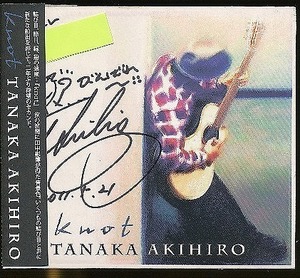 JA587●TANAKA AKIHIRO(田中彬博)「knot」CD デジパック仕様 /ギター