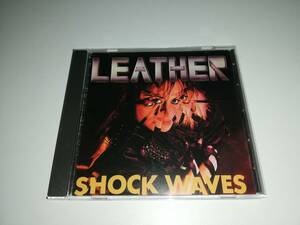 【正統派メタル名盤】LEATHER / SHOCK WAVES　HELLIONと並ぶ米国の女性ボーカル正統派メタル名盤　試聴サンプルあり