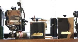 穂高3190 Type-S（max120g） コーヒー　焙煎機　焙煎器　付属：遠赤セラミック網とデジタル温度計　手回し式　ソロ キャンプ 