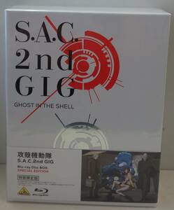 【未開封Blu-ray】攻殻機動隊 S.A.C. 2nd GIG Blu-ray Disc BOX:SPECIAL EDITION (特装限定版)【20100970】