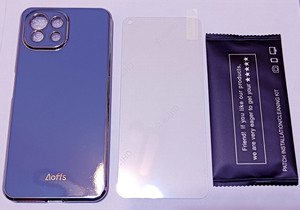 Xiaomi Mi11 lite 5G ケース ブルーライトカット ガラスフィルム TPU シルバーメッキ ブルー