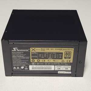 Seasonic X-Series SS-850KM3 850W 80PLUS GOLD認証 ATX電源ユニット 動作確認済み フルプラグイン PCパーツ