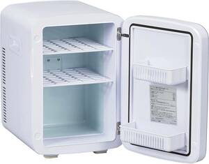 電子式保冷保温ボックス 13L　オーム電機　小型冷蔵庫　 ポータブル保温冷温　 KAJ-R135R 　家庭・車載両用