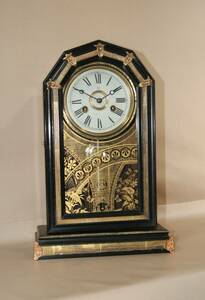 ＯＨ済み：ユンハンス・Ｒ型の置き時計・古時計