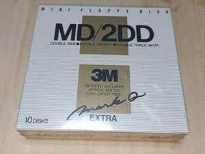 未使用　5.25 5インチ　フロッピーディスク MD 2DD 3M　10枚組