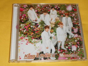 即決★キングアンドプリンス　Memorial 初回限定盤A【CD+DVD】/King & Prince♪