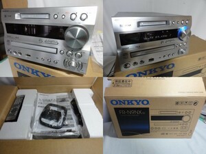 ◆最上位・完動品◆ ONKYO FR-N9NX CD/MD/USB/Tunerアンプ ♪MD搭載最終機種♪新品レンズとベルト交換★付属完備元箱入りです。♪