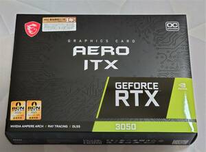 MSI GeForce RTX 3050 AERO ITX 8G OC 