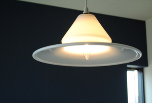 デンマーク製 Holmegaard OPUS ペンダントライト ガラス 北欧 ランプ 照明 ヴィンテージ ホルムガード アンティーク_ig2471
