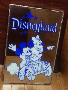 ミッキーマウス ミニーマウス ミラー 鏡 ディズニー Disney ウォルト・ディズニー インテリア 昭和レトロ アンティーク 壁掛け