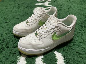 NIKE AIR FORCE 1 LOW JELLY SWOOSH WHITE