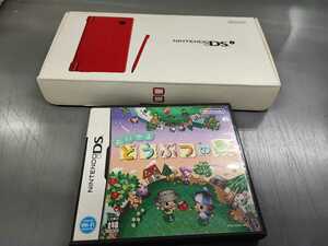 ニンテンドーDSi 箱付き　ソフト付き　赤　どうぶつの森 Nintendo 任天堂 レッド 