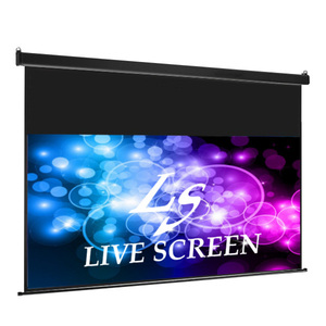 ロングタイプ!! LIVE SCREEN 16：9 120インチ 電動格納 プロジェクタースクリーン ホームシアター　EPSON　ACER　BENQ