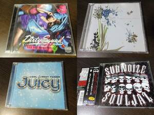 DIRTY SQUAD Bad Boy Selection/ JUICY~COOL&SEXY TUNES/ Beautiful Field ジャジーhiphop/ subnoize spuljaz オムニバス CD 4枚セット