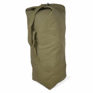Rothco ダッフルバッグ 帆布 [ オリーブドラブ / Sサイズ ] ロスコ ミリタリー バックパック かばん カジュアルバッグ カバン 鞄 大容量