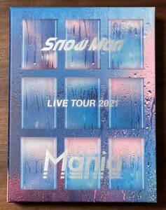 Snow Man LIVE TOUR 2021 Mania DVD4枚組 初回盤 外付け特典付 スノインザボックス 美品 帯付 送料無料
