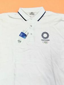 TOKYO2020 ポロシャツ LL ホワイト 東京オリンピック　新品未使用