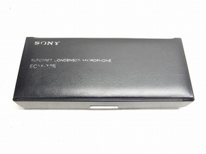 SONY ECM-77B ピンマイク エレクトレットコンデンサーマイク 全指向性 *347193