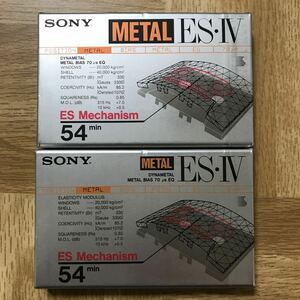SONY METAL ESⅣ 54分カセットテープ2本セット