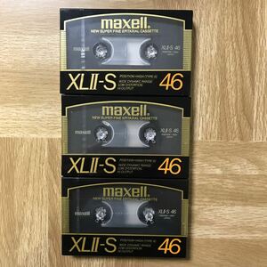 カセットテープ maxell XLⅡ−S46分3本セット